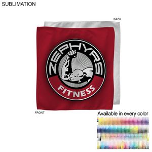 [SU208-3] Microfiber Dri-Lite Terry Cooling Refresher Towel, Sublimated Edge to Edge 1 Side (10"x10")