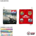 24Hr Express Ship-Colored Microfiber Dri-Lite Terry Fishing Towel, ]Nofold Grommet & Hook (10"x10")