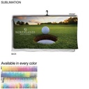 Oversized Golf Towel in Microfiber Dri-Lite Terry, w/Black Swivel Hook, Sublimated 1 Side (30"x60")
