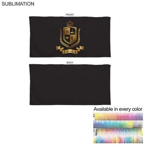 48Hr Quick Ship - Absorbent Microfiber Dri-Lite Terry Beach, Shower Towel, Sublimated (30"x60")