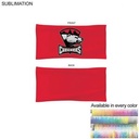 Colored Microfiber Terry Pool, Gym Towel, Sublimated in Any PMS color Edge to Edge 2 side (20"x40")