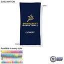 48 Hr Quick Ship - Team Towel in Microfiber Dri-Lite Terry, Sublimated Bench, Neck Towel (20"x40")