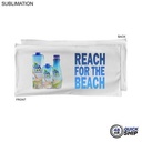 48Hr Quick Ship - Absorbent Microfiber Dri-Lite Terry White Pool Towel, Sublimated (20"x40")