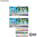 48Hr Quick Ship - Absorbent Microfiber Dri-Lite Terry Pool Towel, Sublimated (20"x40")
