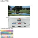 Golf Caddie Tournament Towel in Microfiber Dri-Lite Terry, Sublimated Edge to Edge 2 Sides (20"x40")
