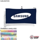24 Hr Express Ship - Oversized Golf Towel in Microfiber Terry w/Black Hook, Sublimated (20"x40")