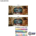 48Hr Quick Ship - Absorbent Microfiber Dri-Lite Terry Beach, Travel Towel, Sublimated (22"x44")