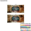 Absorbent Microfiber Dri-Lite Terry Beach, Travel Towel, Sublimated Edge to Edge 2 Sides (22"x44")