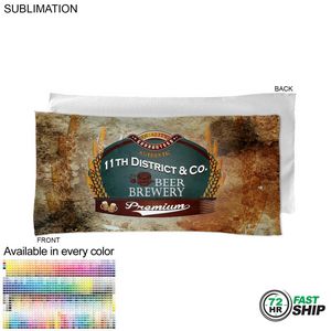 [SU463W-9] 72 Hr Fast Ship - Absorbent Microfiber Dri-Lite Terry Beach, Travel Towel, Sublimated (22"x44")