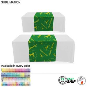 72 Hr Fast Ship - Sublimated Table Runner (Closed Back) (30"x90")