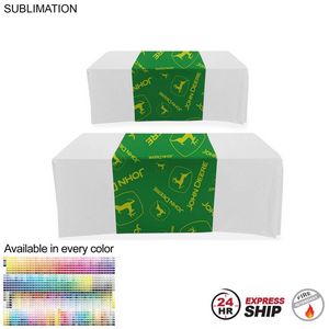 [SU520-4] 24 Hr Express Ship - Sublimated Table Runner, Covers Front, Top and Back (30"x60")