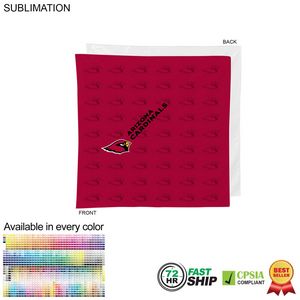 [SU535-11] 72 Hr Fast Ship - Square Bandana, Sublimated Edge to Edge 1 Side (22"x22")
