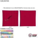 24 Hr Express Ship - Double Sided Sublimated Bandana, Sublimated Edge to Edge 2 sides