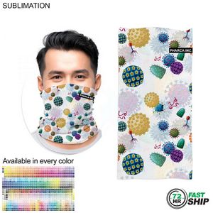 [SU546-6] 72 Hr Fast Ship - Domestic Made Sublimated Face Mask, Neck Gaiter