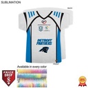 Football Jersey Shape Microfiber Dri-Lite Terry Keepsake Towel, Sublimated Front Side (18"x17")