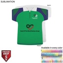Golf Shirt Shape Microfiber Dri-Lite Terry Keepsake Towel, Sublimated Front Side (18"x17")