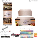 24Hr Express Ship-Most Popular Trade Show Package, Premium Retractable Banner+ Sublimated Tablecloth
