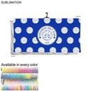 Oversized Golf Towel in Plush, Soft Velour Terry w/Black Swivel Hook, Sublimated 1 Side (30"x60")