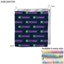 Colored Microfiber Dri-Lite Terry Golf Towel, Nofold Grommet & Hook, Sublimated (15"x15")