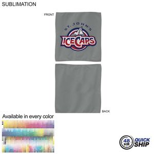 [SU609-41] 48 Hr Quick Ship - Colored Microfiber Dri-Lite Terry Rally, Sports, Skate Towel, Sublimated (15"x15"