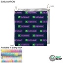 72 Hr Fast Ship - Colored Microfiber Terry Golf Towel, Nofold, Sublimated (15"x15")