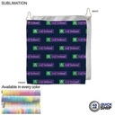 48Hr Quick Ship - Colored Microfiber Terry Golf Towel, Nofold, Sublimated (15"x15")