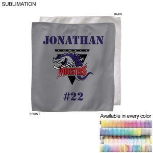 [SU609-8] Team Towel in Microfiber Dri-Lite Terry, Sublimated sweat towel (15"x15")