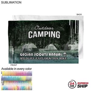 [SU614-11] 24 Hr Express Ship - Microfiber Dri-lite Terry Towel, Sublimated Edge to Edge 1 Side (15"x25")