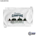 48Hr Quick Ship - Microfiber Dri-lite Terry Sports, Hand, Gym White Towel, Sublimated (15"x25")