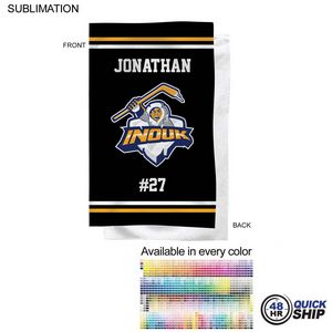 [SU614-20] 48Hr Quick Ship - Team Towel in Microfiber Dri-lite Terry, Sublimated Sports Towel (15"x25")