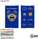 48Hr Quick Ship - Colored Microfiber Dri-Lite Terry Golf Towel, Sublimated 2 Side (15"x25")