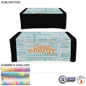 [SU620-2] 48 Hr Quick Ship - Sublimated Wider Table Runner, Covers Front and Top of the table (60"x60")