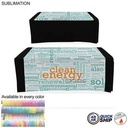 48 Hr Quick Ship - Sublimated Wider Table Runner, Covers Front and Top of the table (60"x60")