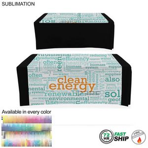 [SU620-3] 72 Hr Fast Ship - Sublimated Wider Table Runner, Covers Front and Top of the Table (60"x60")