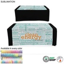 72 Hr Fast Ship - Sublimated Wider Table Runner, Covers Front and Top of the Table (60"x60")