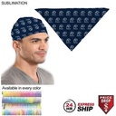 24 Hr Express Ship - Triangle Bandana, Stitched Edges, Sublimated Edge to Edge (32"x22"x22")