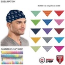 24 Hr Express Ship - Team building Colored Triangle Bandanna, Sublimated Edge to Edge (32"x22"x22")