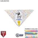 48 Hr Quick Ship -Large Dog Bandana, Stitched Edges, Sublimated Edge to Edge (32"x22"x22")