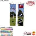 24 Hr Express Ship-Plush Velour Terry Cotton Blend Golf Towel, Trifold (5"x18")