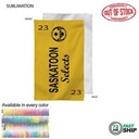 72 Hr Fast Ship - Team Towel in Plush and Soft Velour Terry Cotton Blend, Sublimated (12"x18")