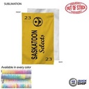 48 Hr Quick Ship - Team Towel in Plush and Soft Velour Terry Cotton Blend, Sublimated (12"x18")