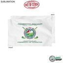 72 Hr Fast Ship - Plush and Soft White Velour Terry Cotton Blend Sport, Sweat Towel, (12"x18")