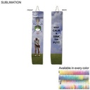 Plush Velour Terry Cotton blend Golf Towel, Trifold Grommet and Hook, Sublimated (6"x25")