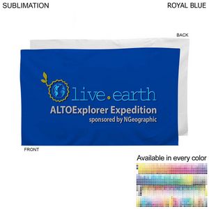 Plush and Soft Velour Terry Cotton Blend Colored Hand, Fitness Towel, Sublimated (15"x25")