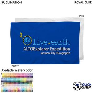 [SU629-4] 48 Hr Quick Ship - Plush Velour Terry Cotton Blend Colored Hand, Fitness Towel, Sublimated (15"x25")
