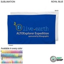 72 Hr Fast Ship - Plush Velour Terry Cotton Blend Colored Hand, Fitness Towel, Sublimated (15"x25")