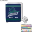 Team Blanket in Plush Sherpa Faux Wool Lined Micro Mink, Couch Size, Sublimated (50"x60")