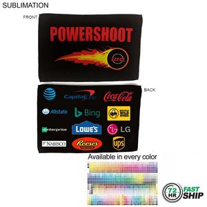 [SU647-12] 72 Hr Fast Ship - Microfiber Moisture Wicking, Cooling, Sports Suede 2- Sided Towel, (12"x18")
