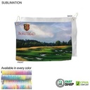 72 Hr Fast Ship - Microfiber Suede Shammy Golf Towel, Nofold Grommet and Hook (12"x18")