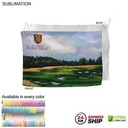 24 Hr Express Ship - Microfiber Suede Shammy Golf Towel, Nofold Grommet and Hook (12"x18")